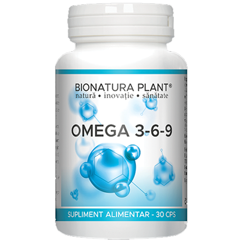 Omega 3-6-9 30 cps, Bionatura Plant